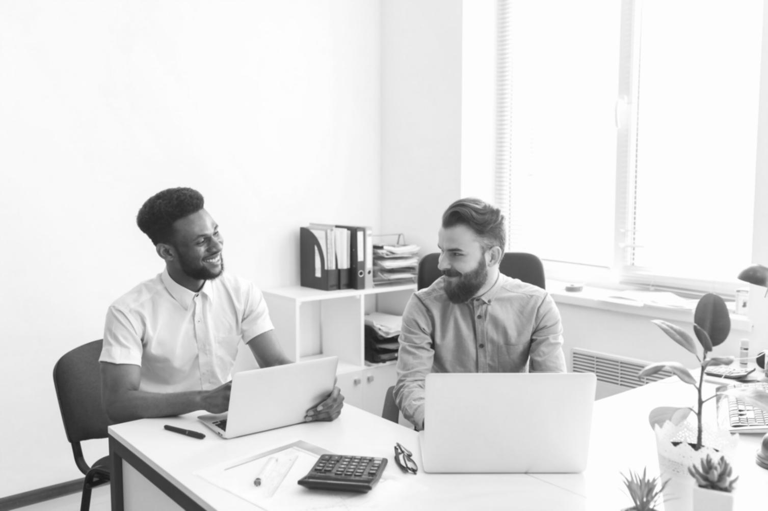 Professional meeting discussing investment strategies and financial planning